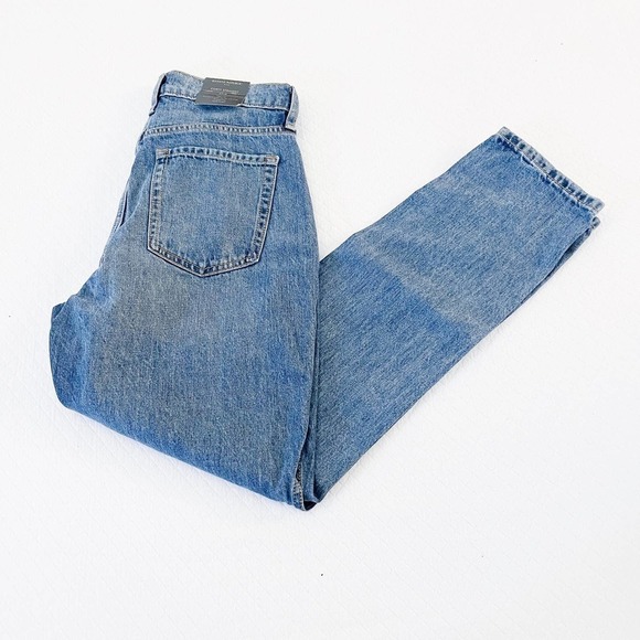 Banana Republic Curvy Straight High Rise Denim Jeans SZ27 - Picture 7 of 8